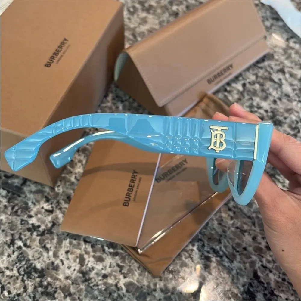 Burberry Blue Sunglasses with Case NWT